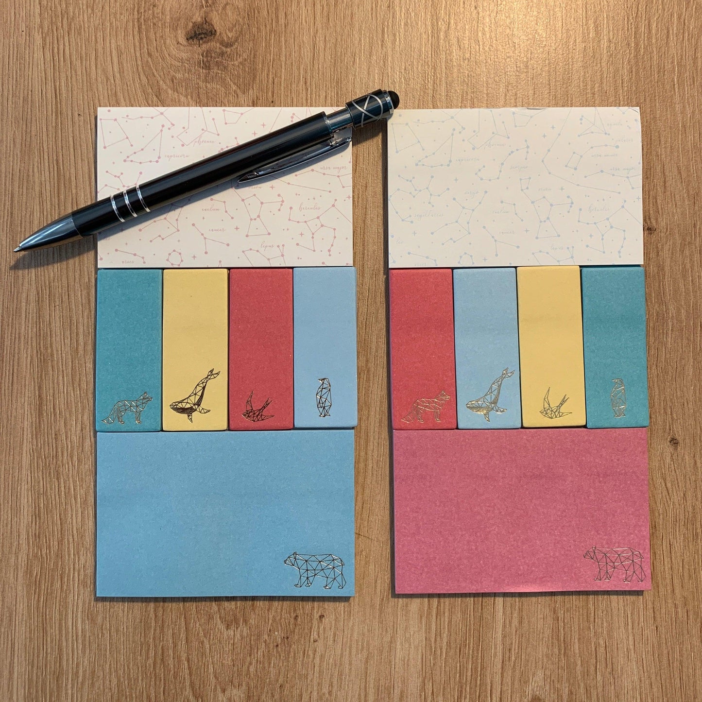 12 blocs-notes élégants - 2 tailles - Organisatoo