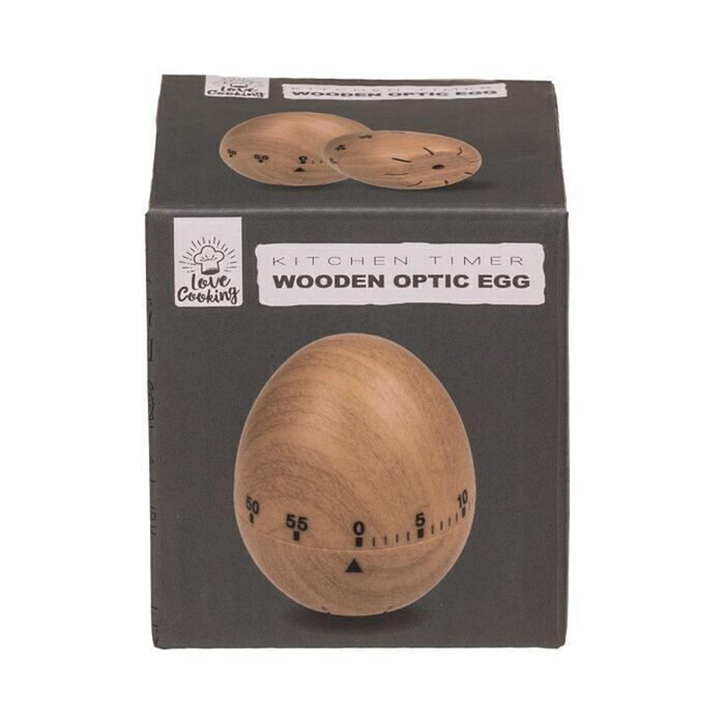 Minuteur en bois - oeuf élégant et pratique - Organisatoo