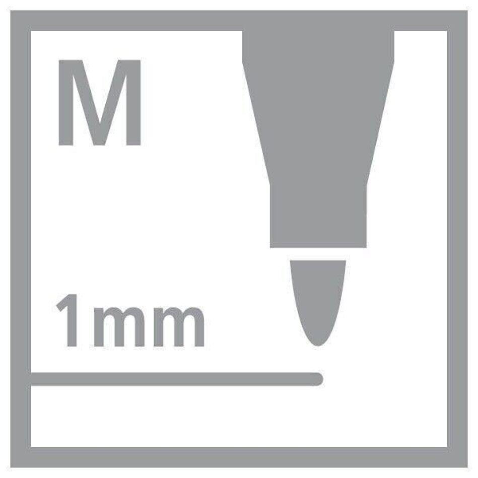 4 feutres permanents M STABILO OHPen - 1 mm - toutes surfaces lisses - Organisatoo