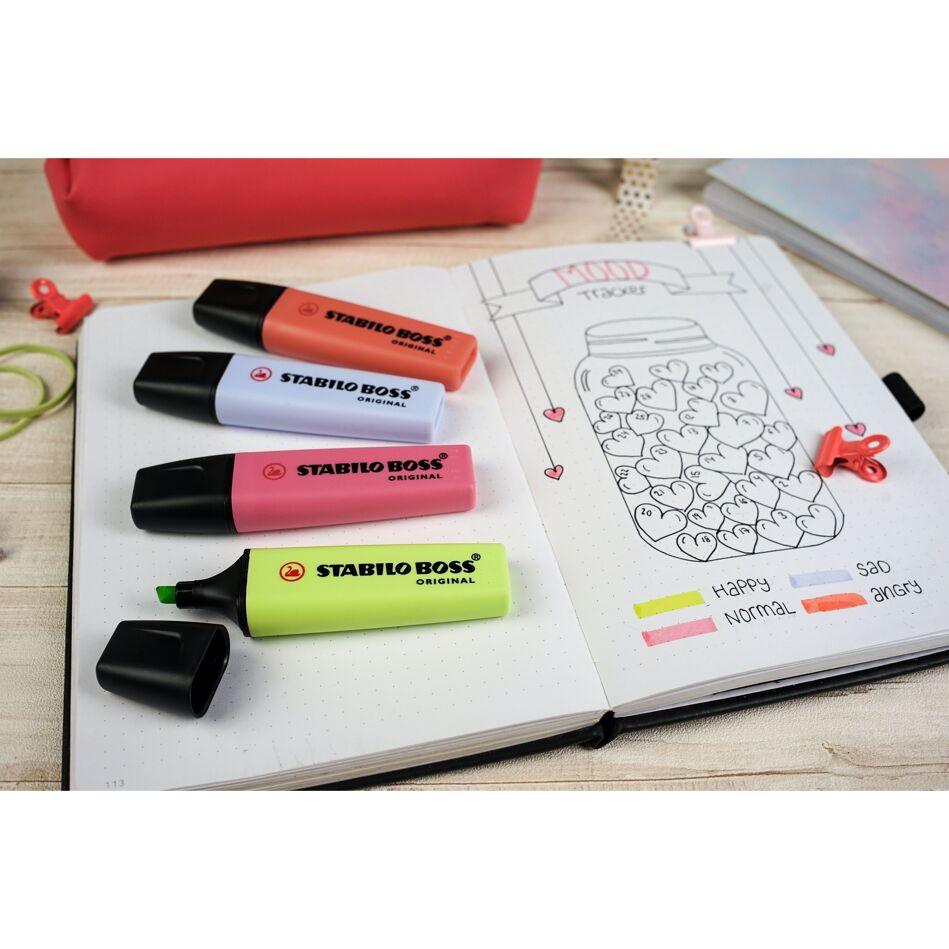 Surligneur STABILO BOSS ORIGINAL Pastel - Organisatoo