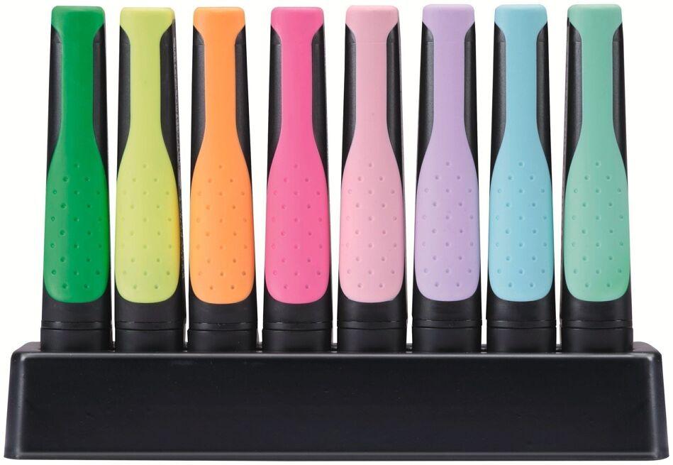 Set bureau avec 8 Surligneurs STABILO GREEN BOSS - pratique - Organisatoo
