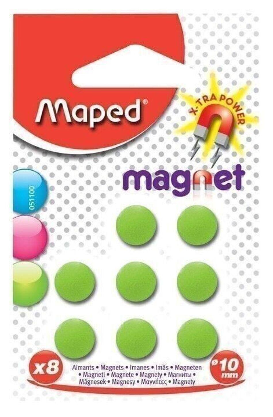 8 aimants ronds Ø 10 mm - magnets puissants - Organisatoo