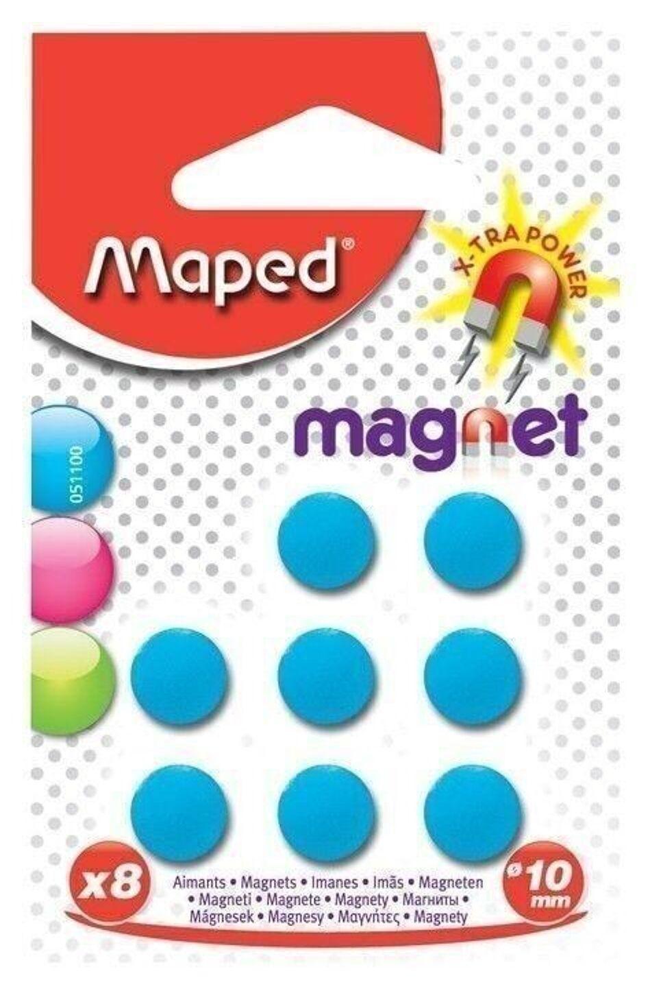 8 aimants ronds Ø 10 mm - magnets puissants - Organisatoo