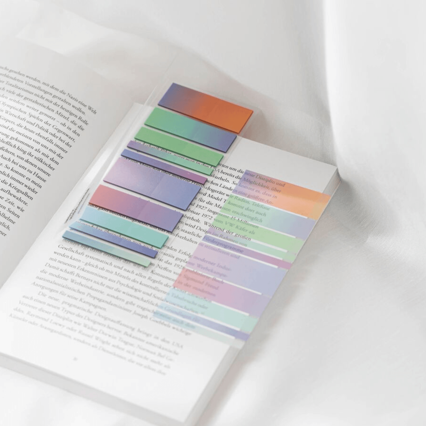 Notes autocollantes repositionnables dégradé de couleurs - Organisatoo