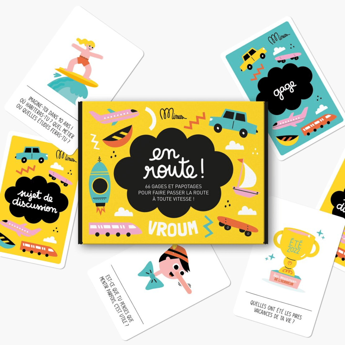 Jeu EN ROUTE ! Occuper les enfants pendant le trajet - Organisatoo