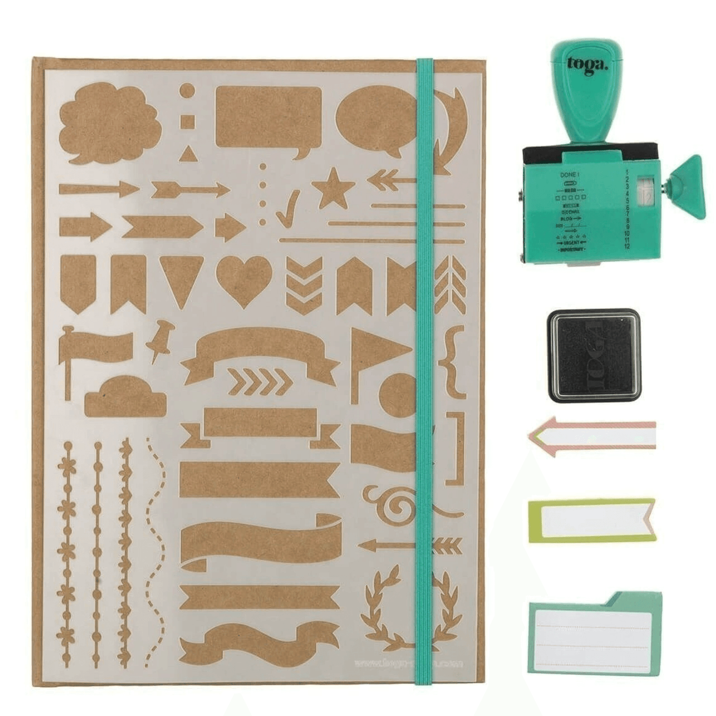 Kit Complet Bullet Journal DIY - crée ton journal - Organisatoo