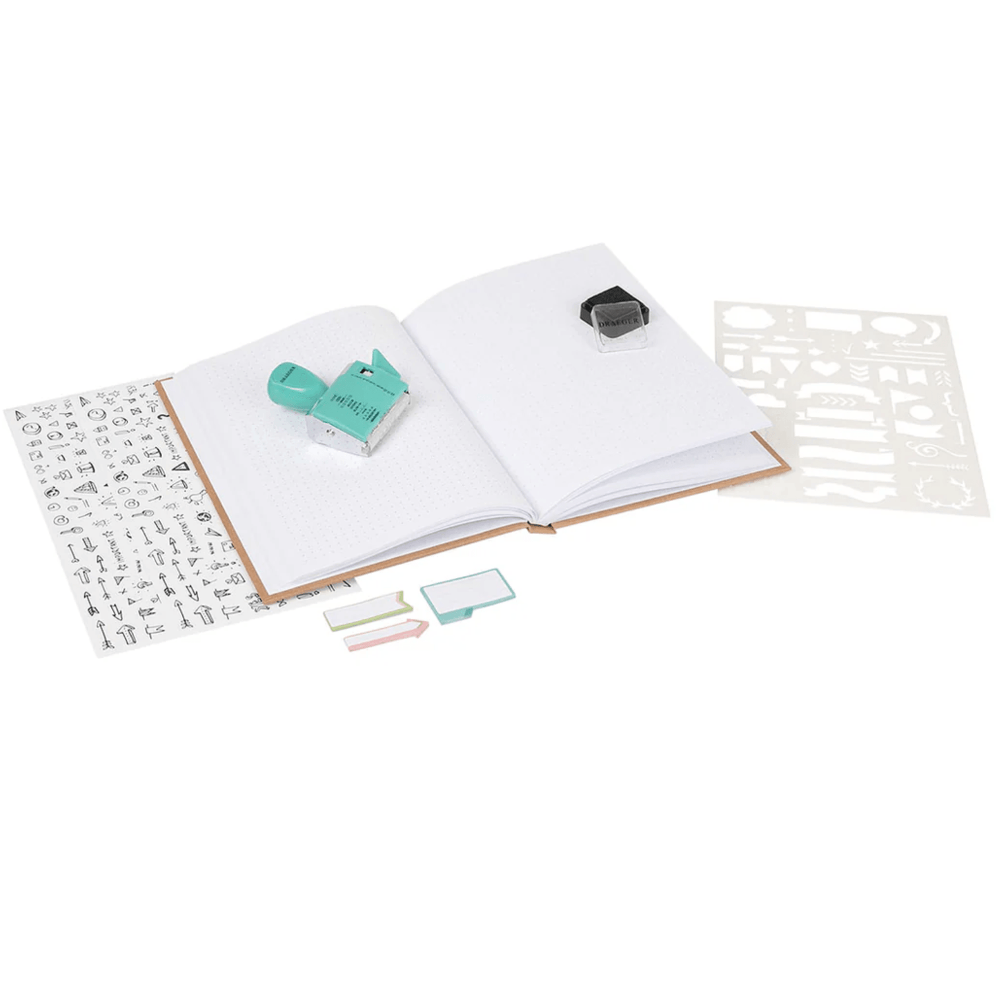 Kit Complet Bullet Journal DIY - crée ton journal - Organisatoo