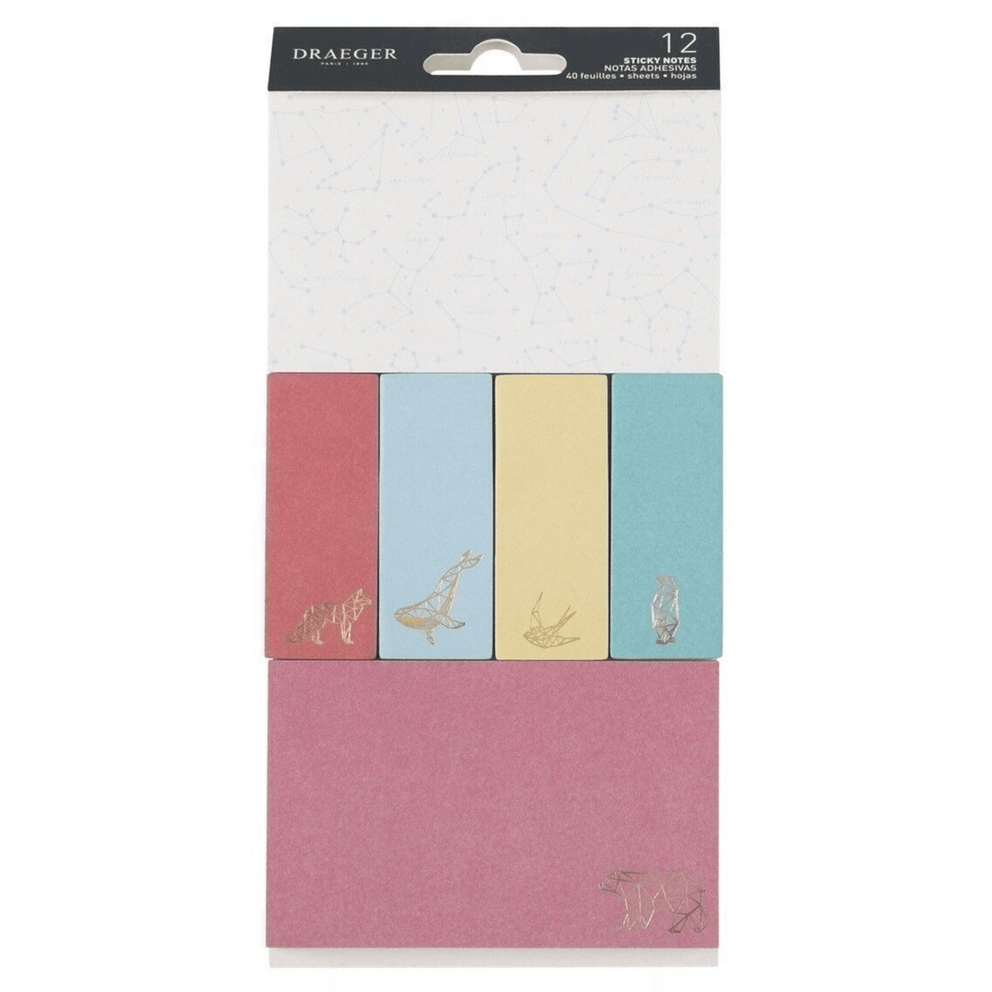 12 blocs-notes élégants - 2 tailles - Organisatoo