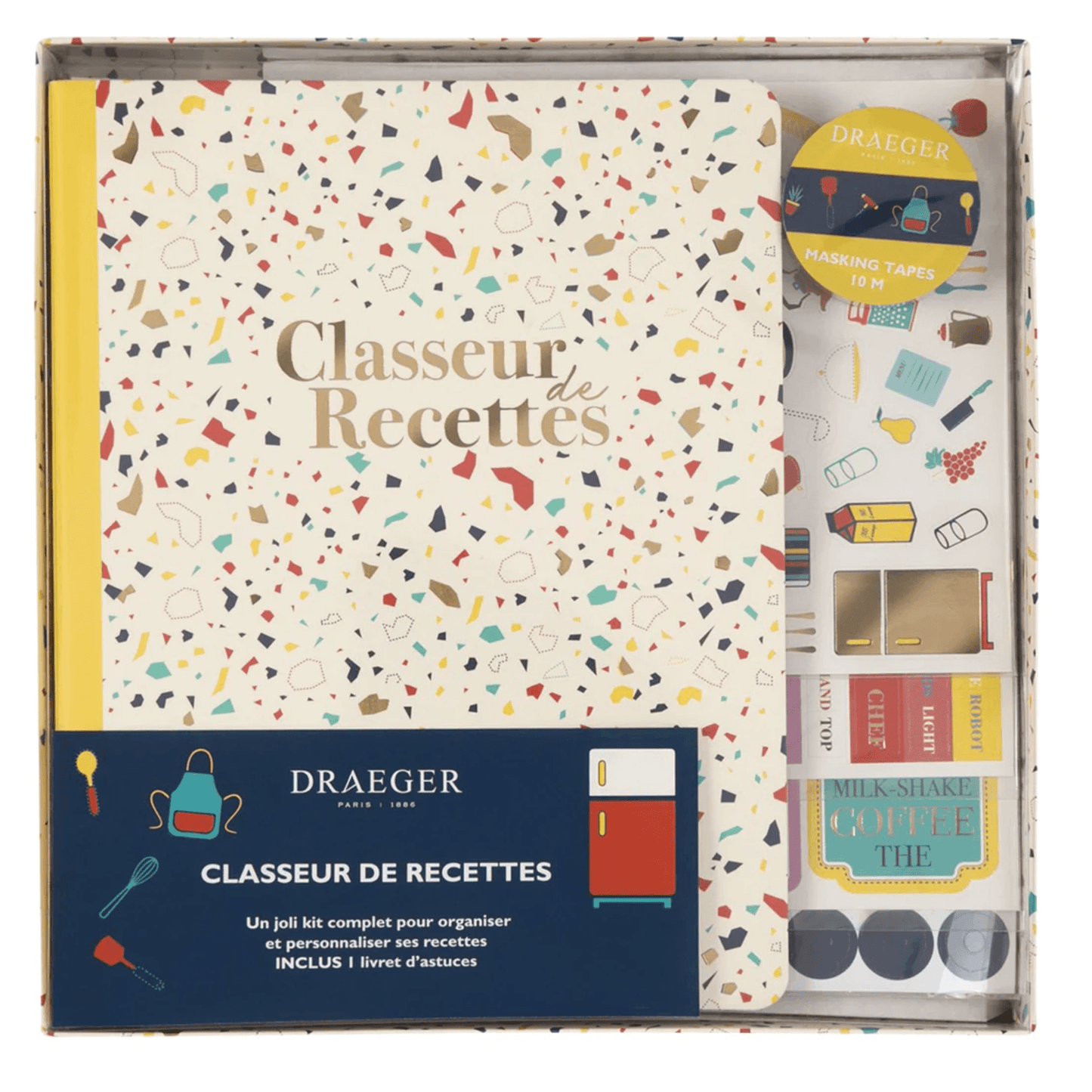 Kit classeur de recettes à personnaliser - Organisatoo