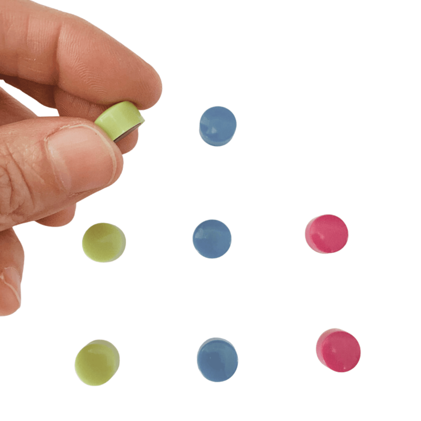 8 aimants ronds Ø 10 mm - magnets puissants - Organisatoo