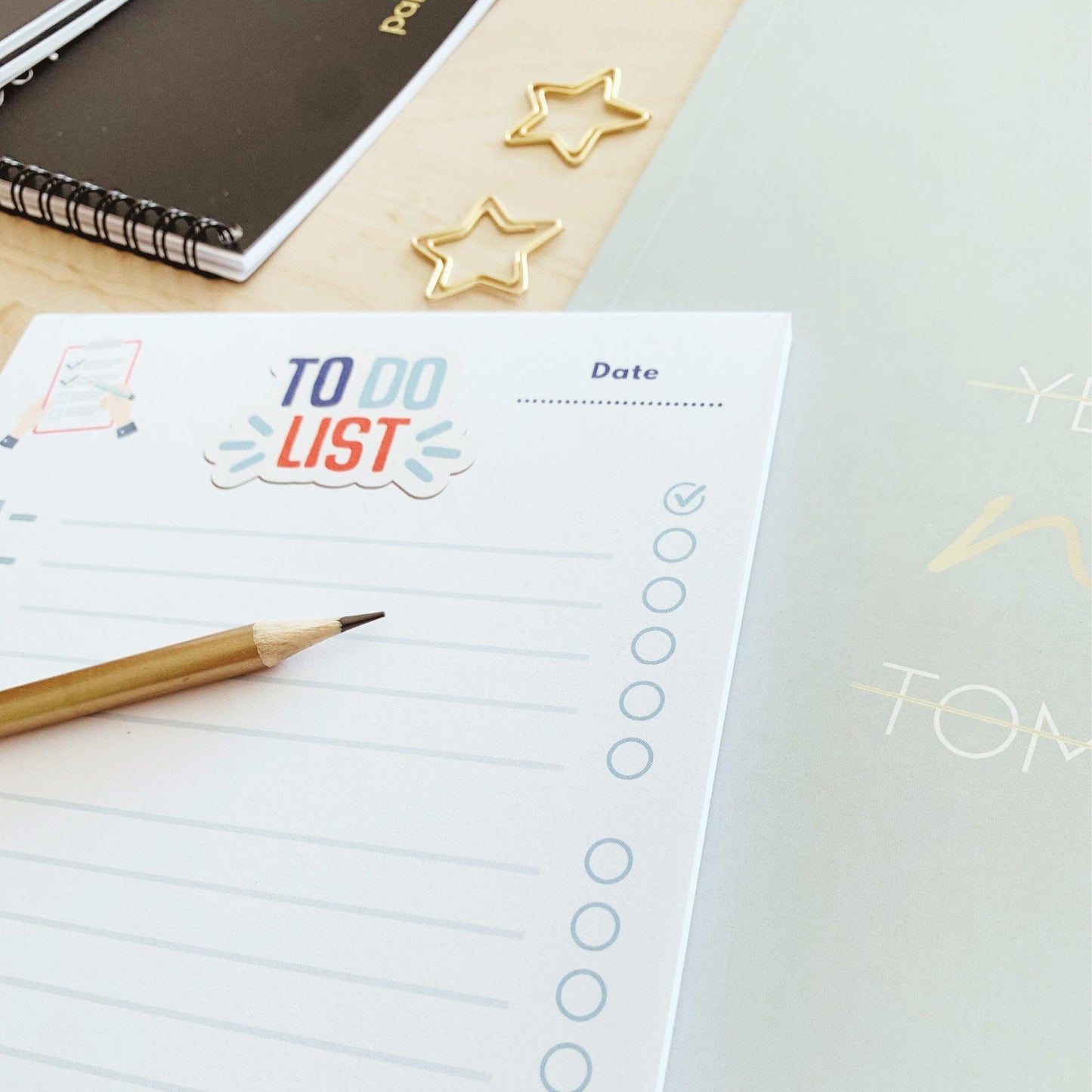 Bloc To do list - pense bêtes des tâches à faire A5 - Organisatoo
