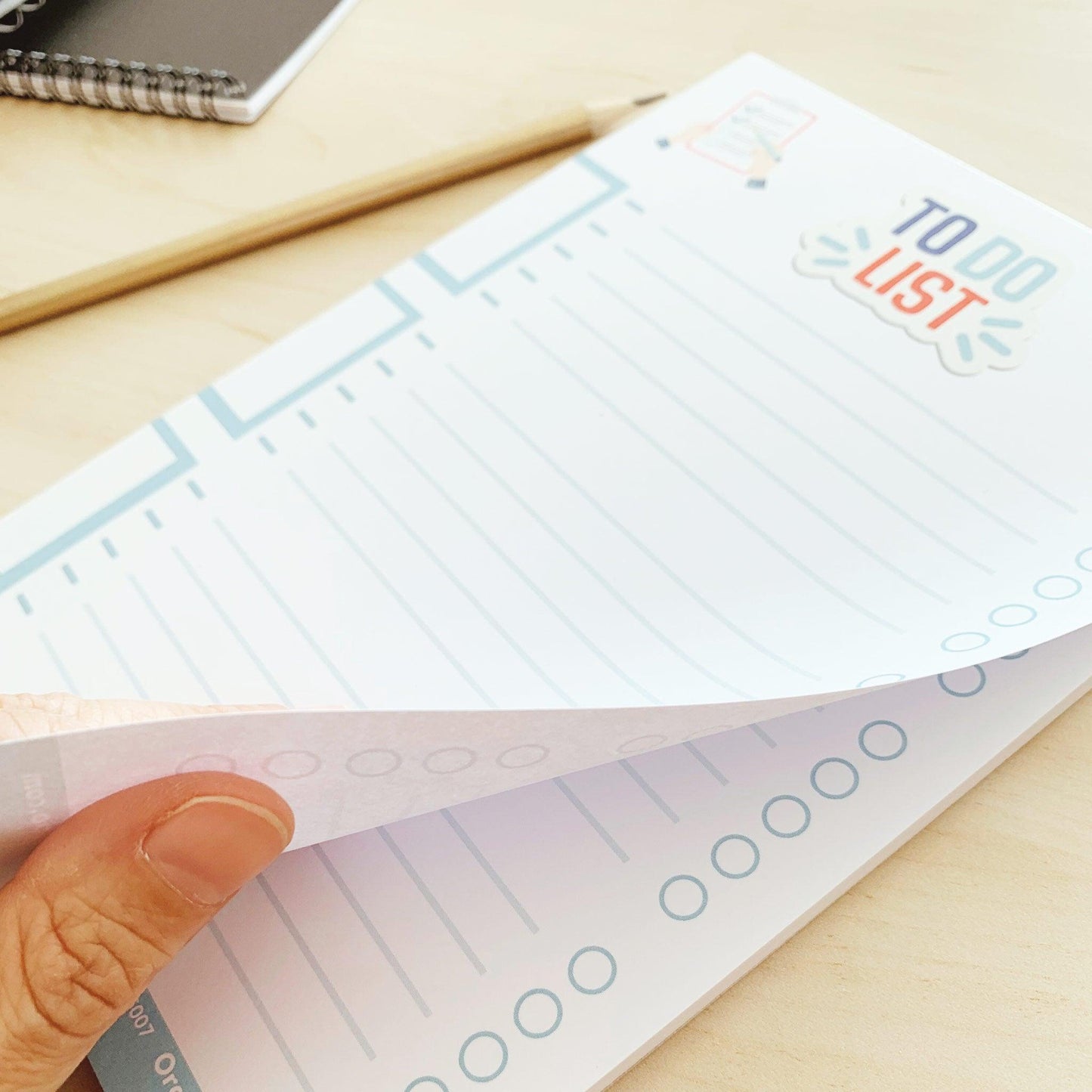 Bloc To do list - pense bêtes des tâches à faire A5 - Organisatoo