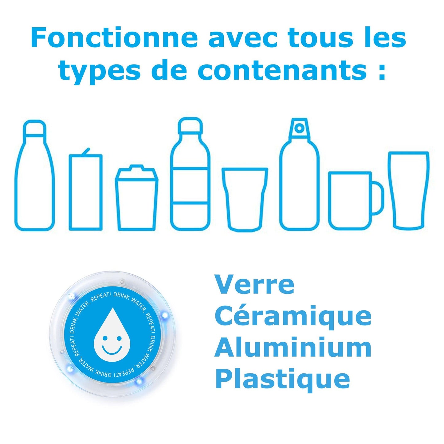 Alerte Pensez à boire - minuteur hydratation - Organisatoo
