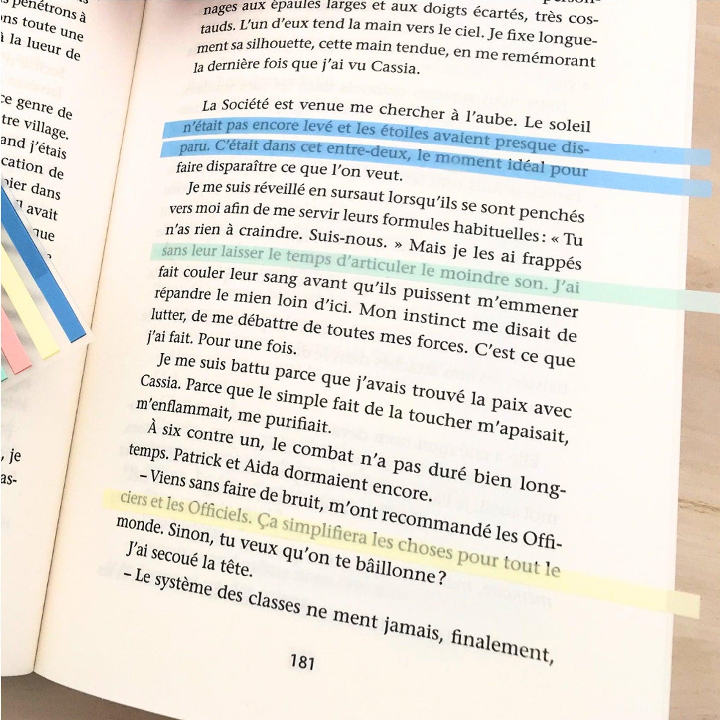 120 longues bandes fines adhésives multicolores Pastel - Organisatoo