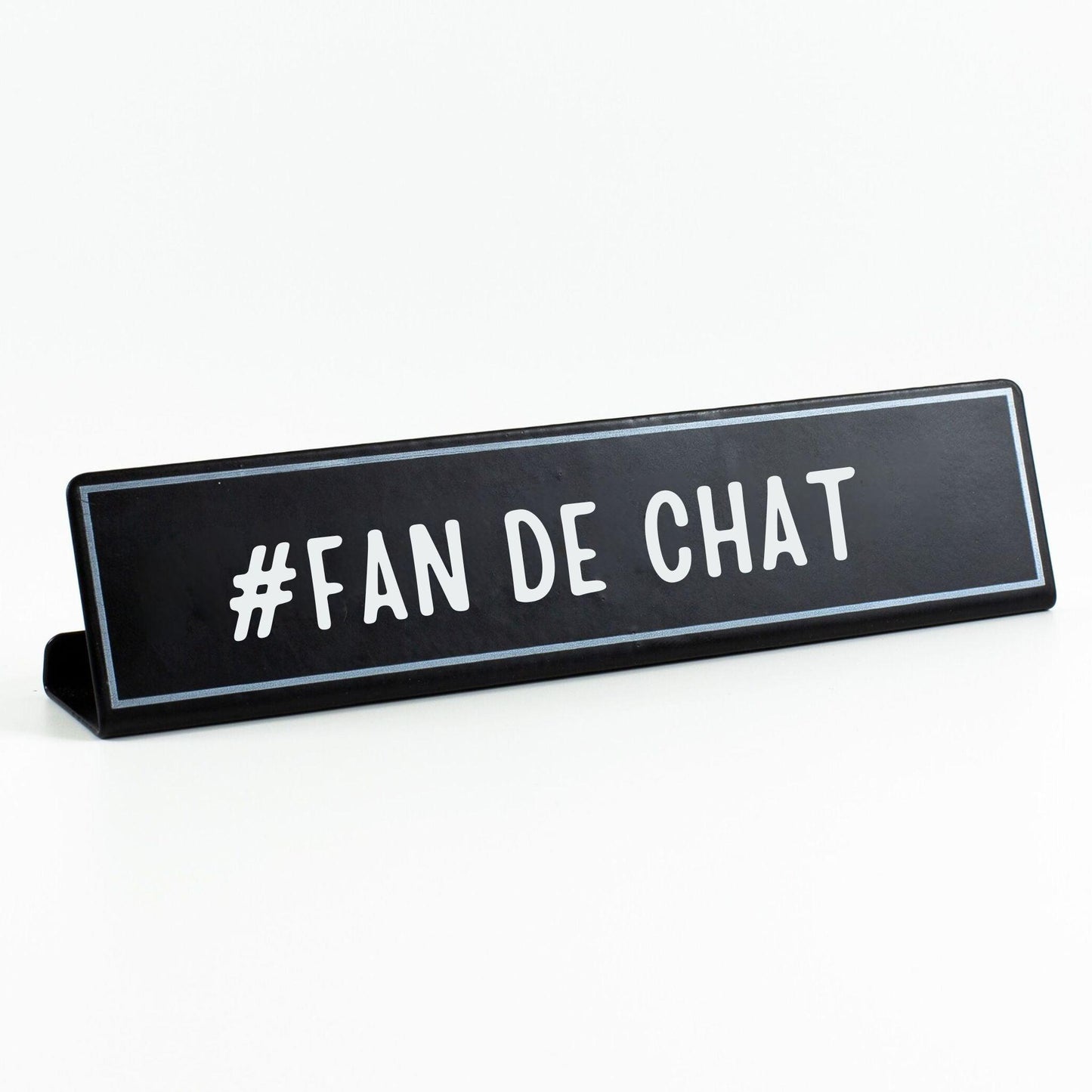 Plaque de bureau personnalisable - Organisatoo