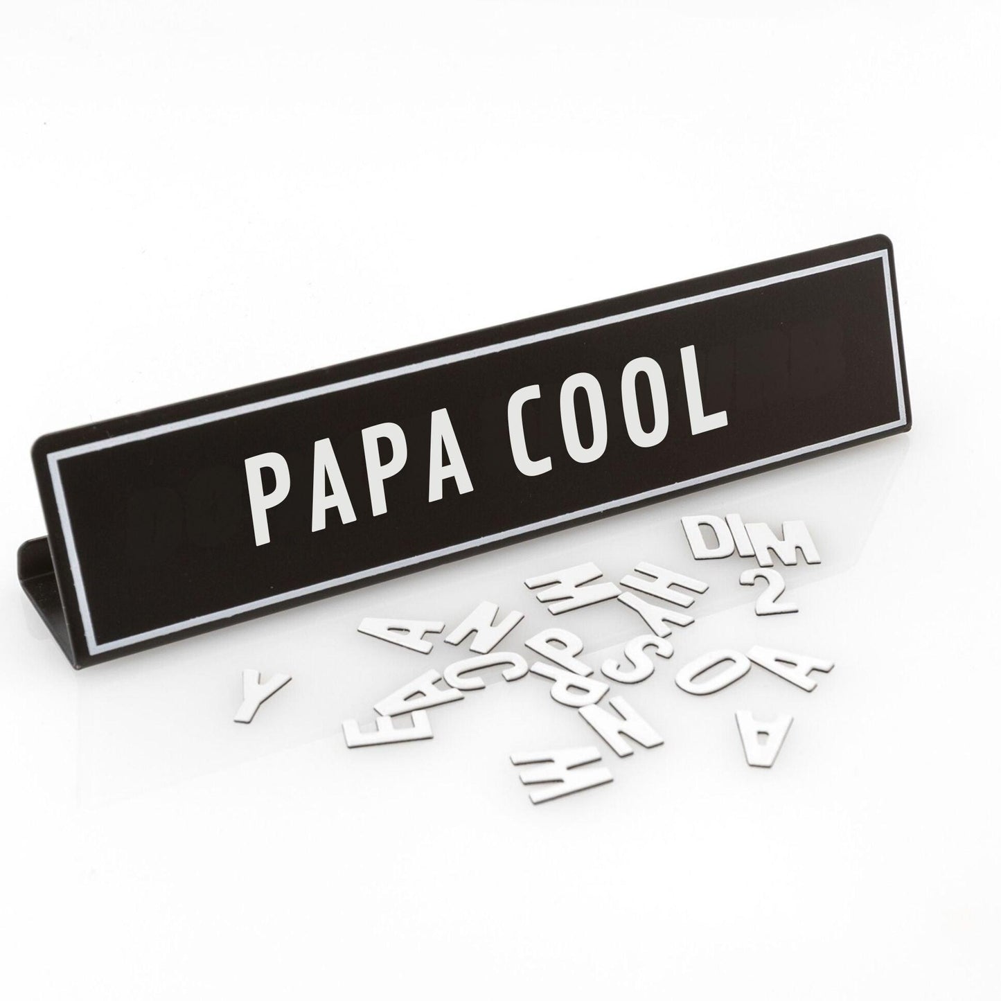 Plaque de bureau personnalisable - Organisatoo