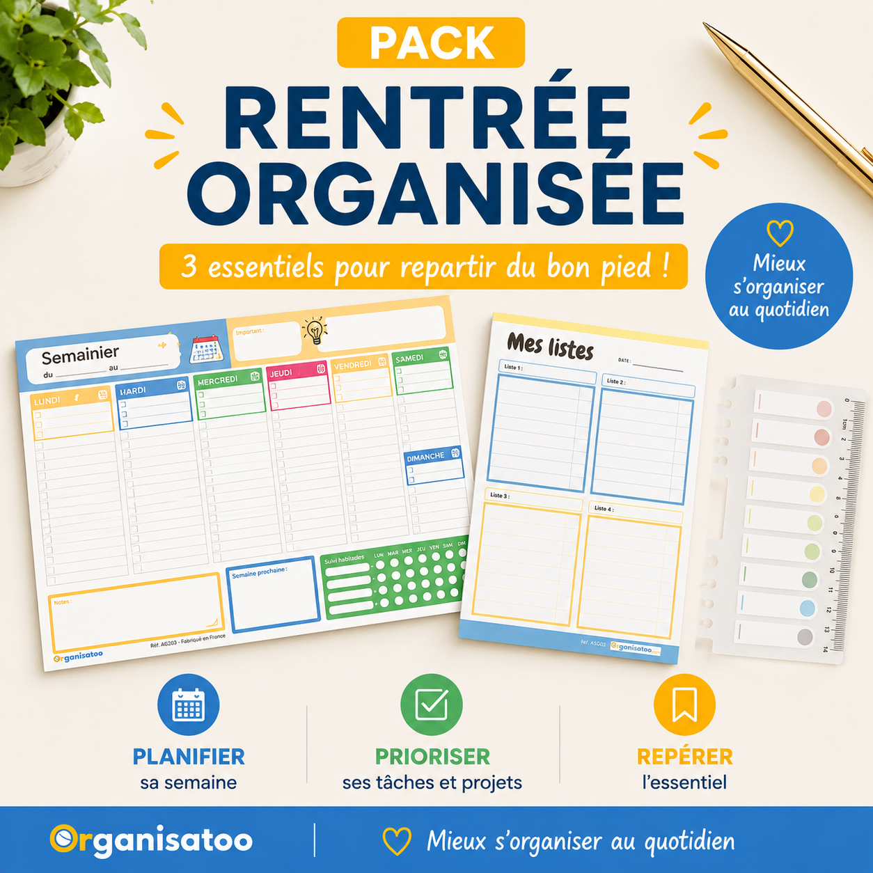 Pack Rentrée organisation