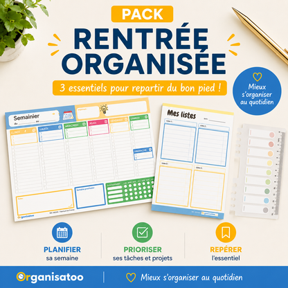 Pack Rentrée organisation
