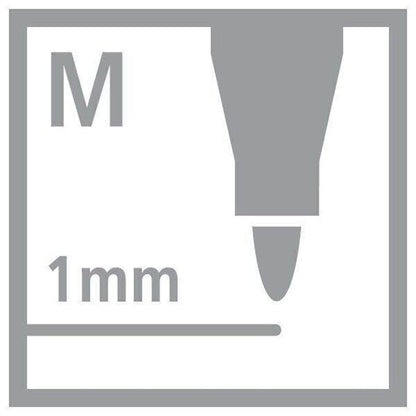 4 feutres permanents M STABILO OHPen - 1 mm - toutes surfaces lisses - Organisatoo