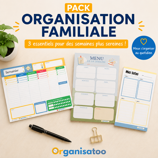 Pack Organisation familiale