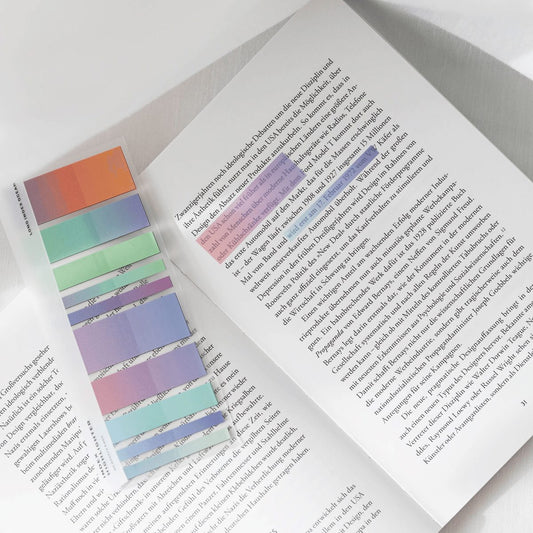 Notes autocollantes repositionnables dégradé de couleurs - Organisatoo
