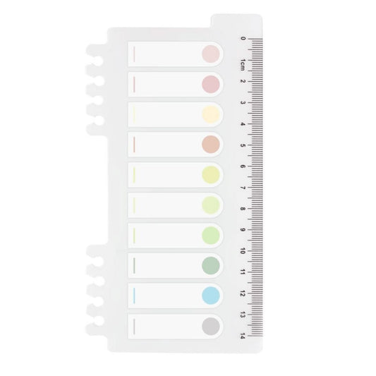 Notes Autocollantes avec ronds colorés inscriptibles - Morandi - Organisatoo