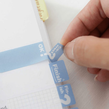 Onglets adhésifs organisation de travail - Organisatoo