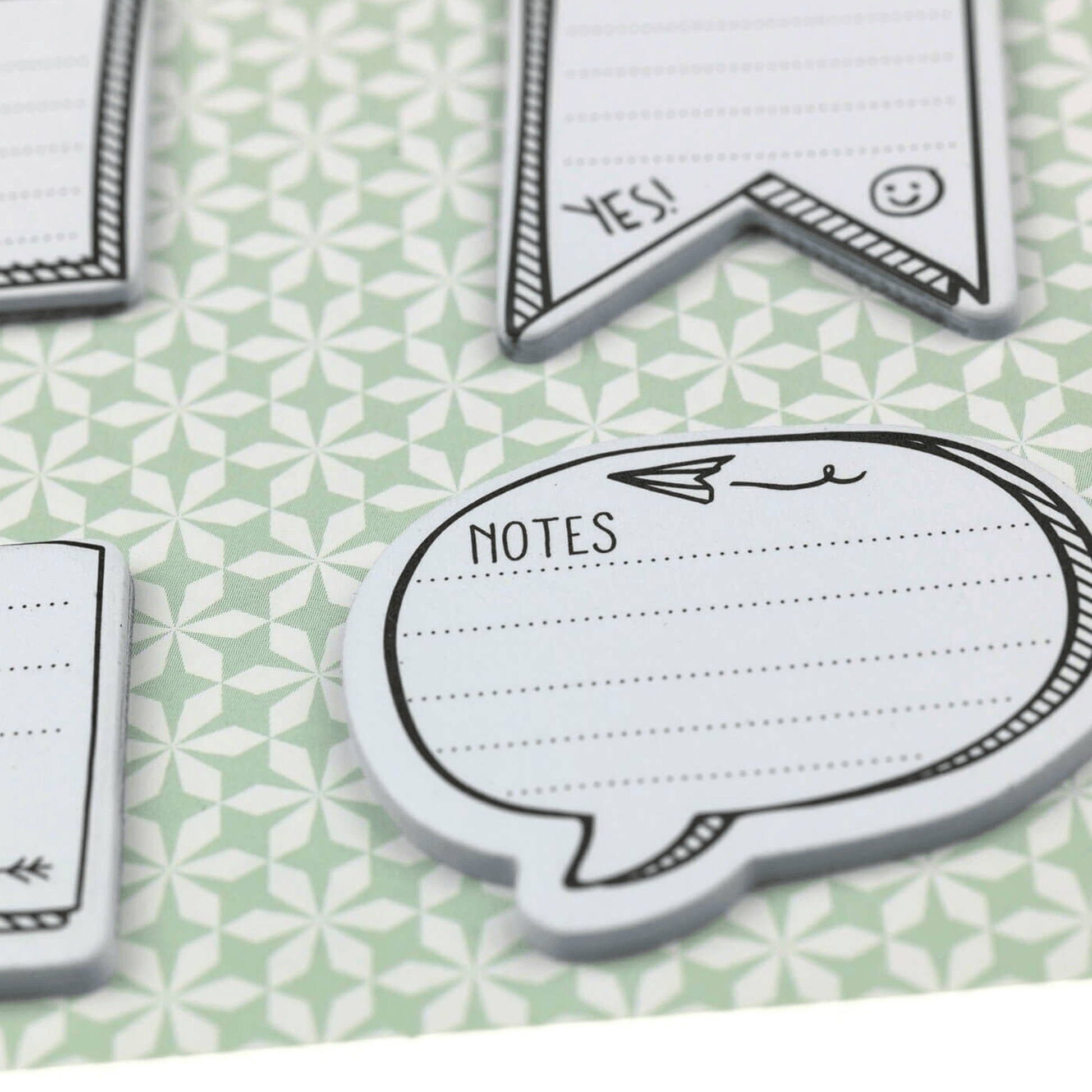 Mini notes repositionnables à messages - pense-bête - Organisatoo
