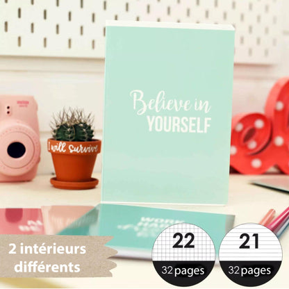 4 cahiers A4 de 32 pages - Organisatoo