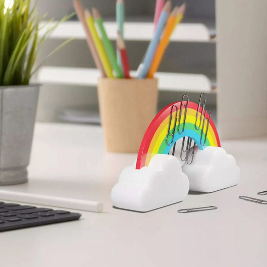 Support magnétique pour trombones arc en ciel - Organisatoo