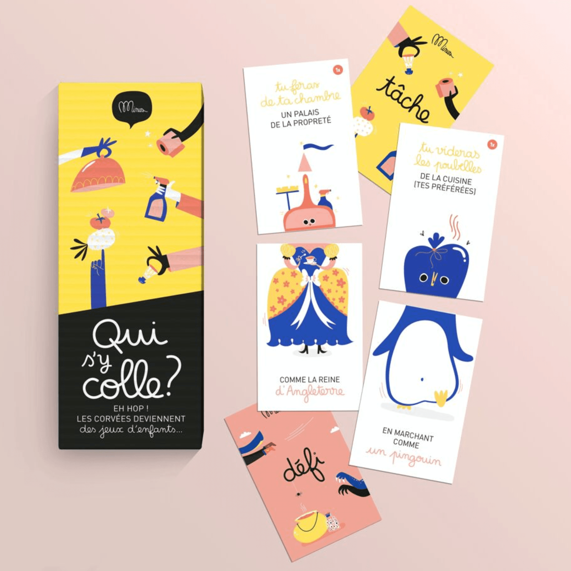 Jeu Qui s'y colle ? Eh hop les corvées deviennent un jeu d'enfant - Organisatoo