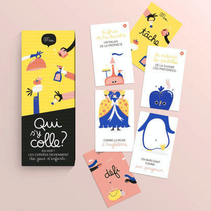 Jeu Qui s'y colle ? Eh hop les corvées deviennent un jeu d'enfant - Organisatoo