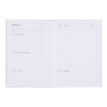 Carnet de projets A5 - suivi et organisation - Organisatoo
