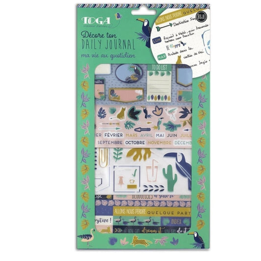 Kit de décoration Bullet Journal - Jungle - Organisatoo
