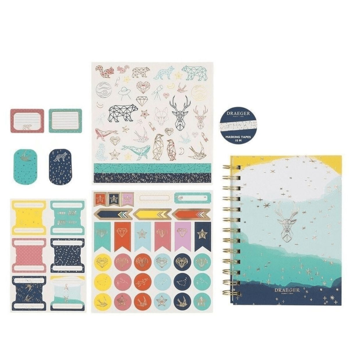 Kit carnet à personnaliser - constellation de rêves - Organisatoo