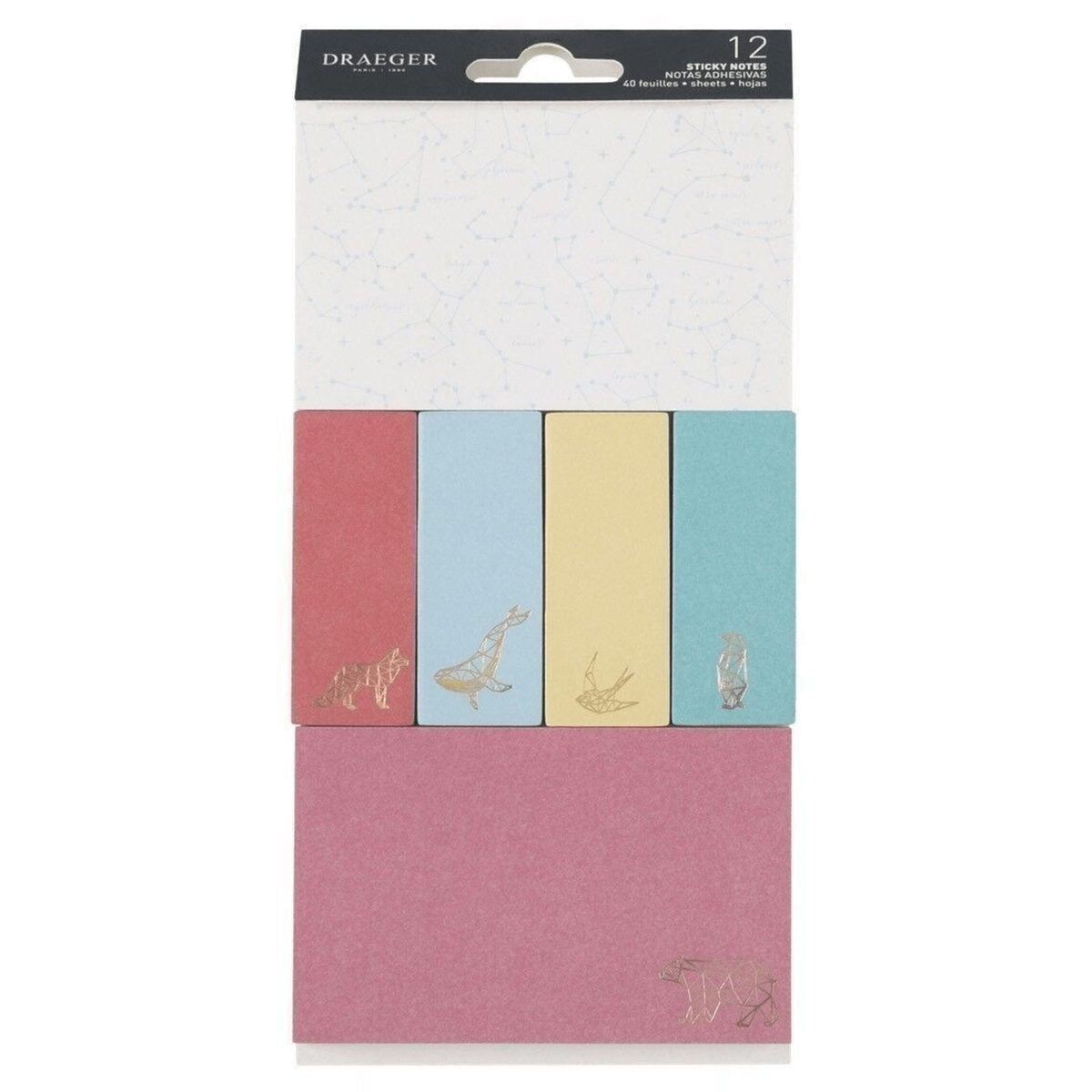 12 blocs-notes élégants - 2 tailles - Organisatoo