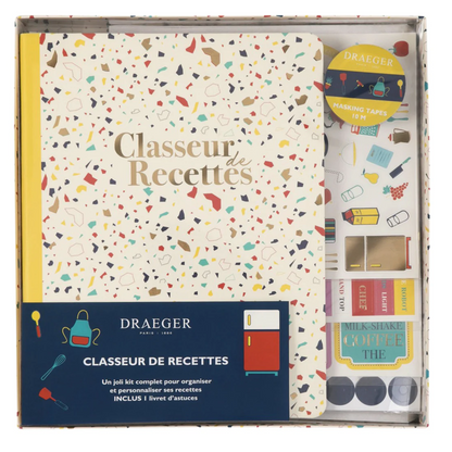 Kit classeur de recettes à personnaliser