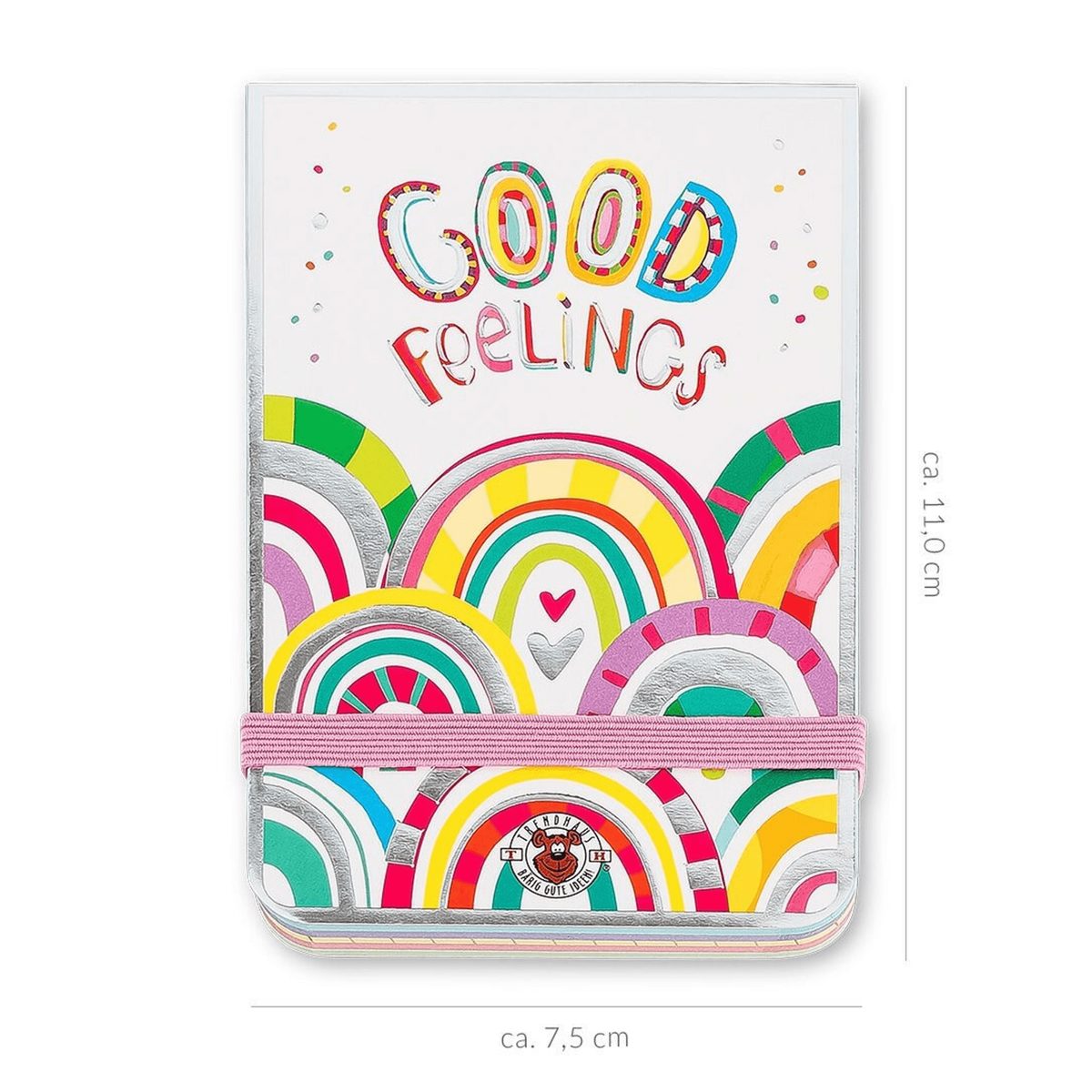Carnet de notes 150 feuilles - 5 couleurs - Organisatoo