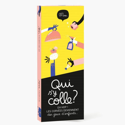 Jeu Qui s'y colle ? Eh hop les corvées deviennent un jeu d'enfant - Organisatoo