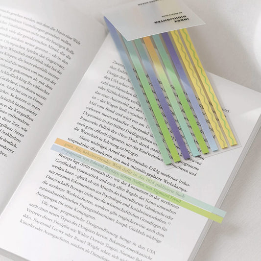 Bandes de surlignage repositionnables pour livres et documents - Organisatoo