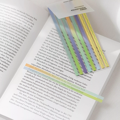 Mini bandes de surlignage repositionnables pour livres et documents