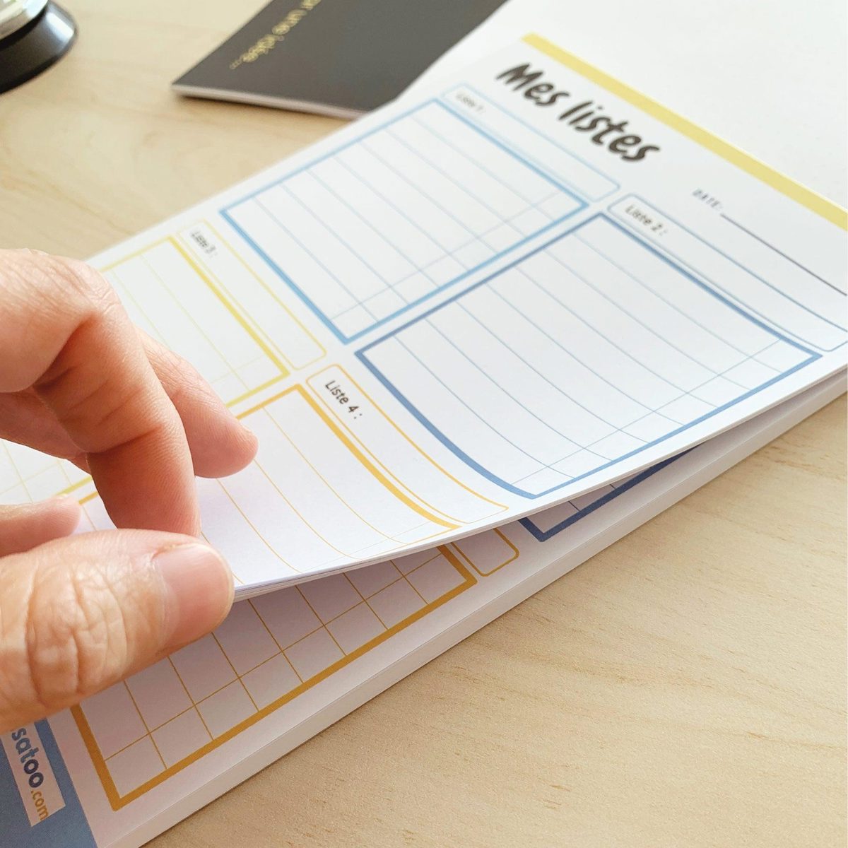 Bloc Mes listes - to do list par thème ou projet - Organisatoo