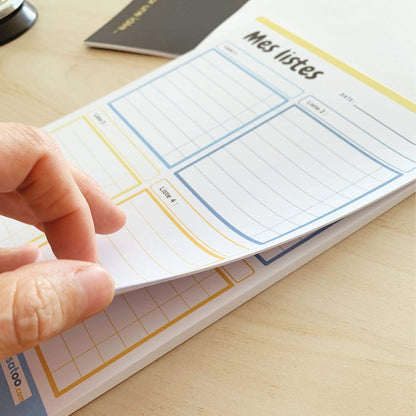 Bloc Mes listes - to do list par thème ou projet - Organisatoo