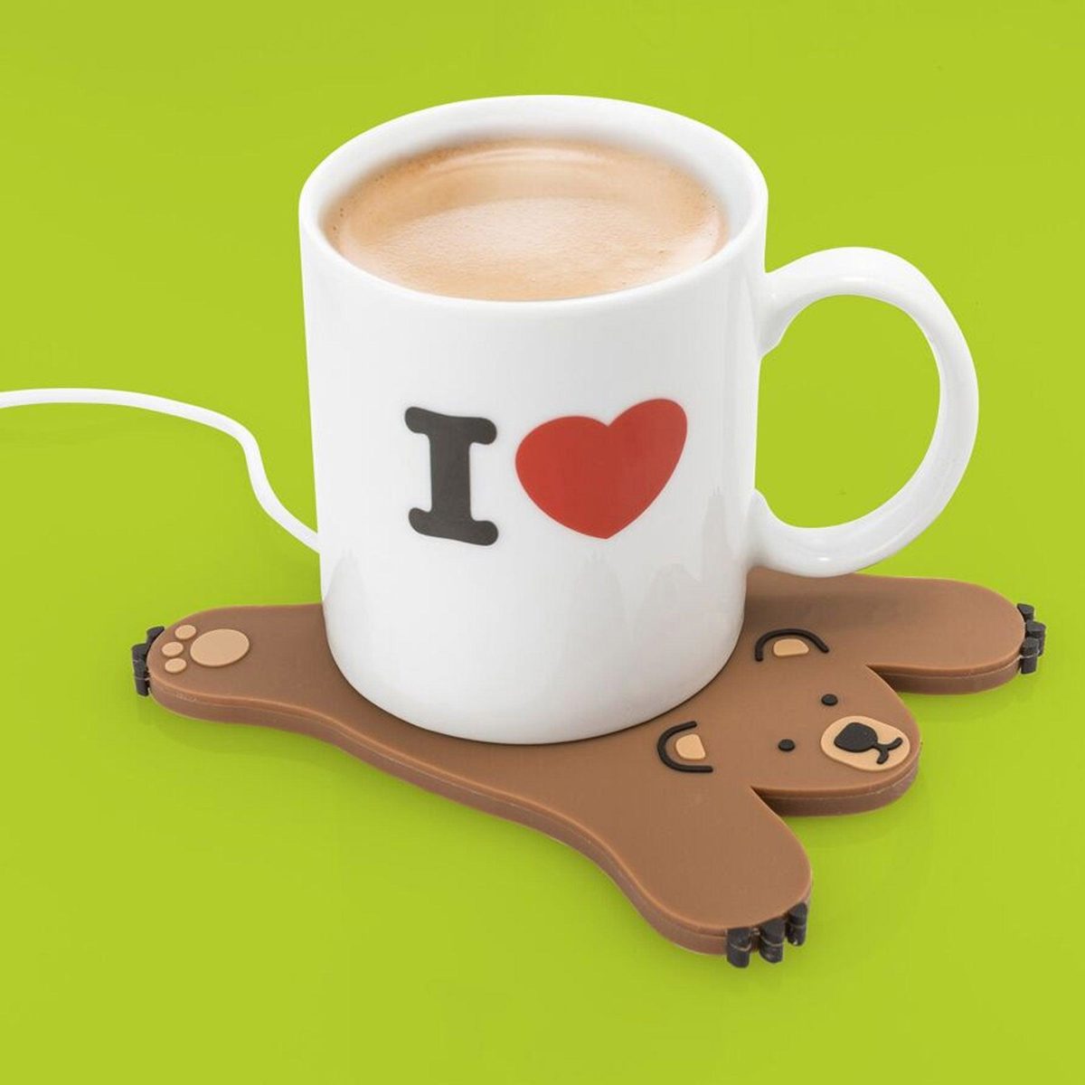 Chauffe tasse ours USB - Organisatoo