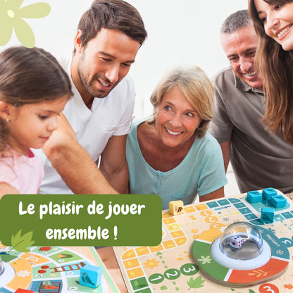 Jeu de petits chevaux en bois et oie express - Jeu de société classique familal