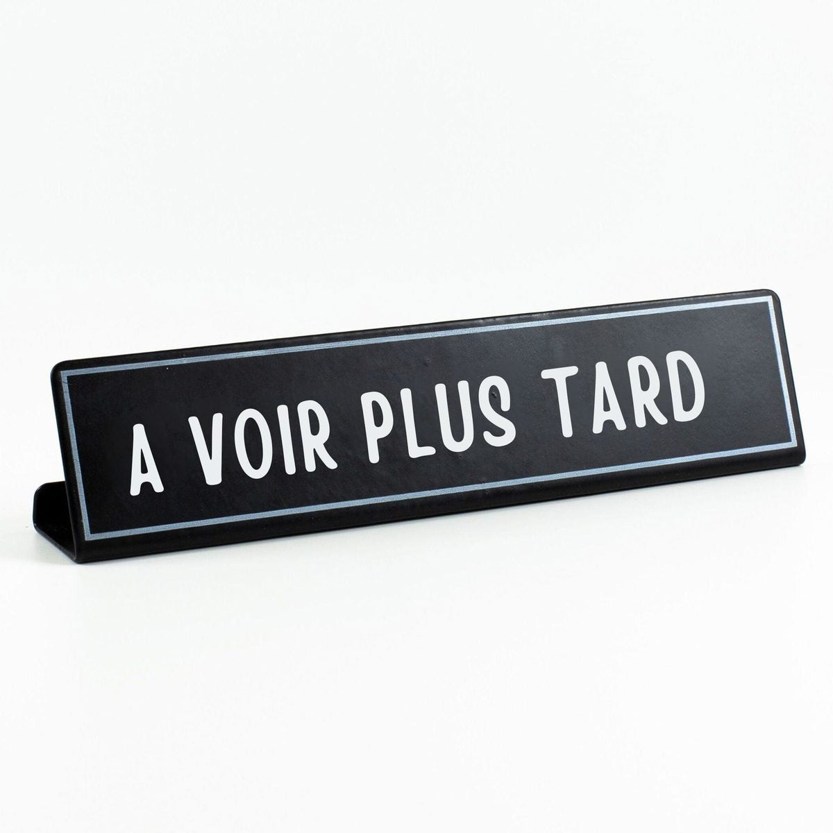 Plaque de bureau personnalisable - Organisatoo
