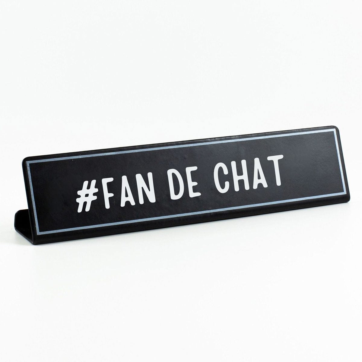 Plaque de bureau personnalisable - Organisatoo