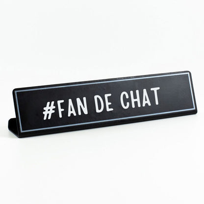 Plaque de bureau personnalisable - Organisatoo