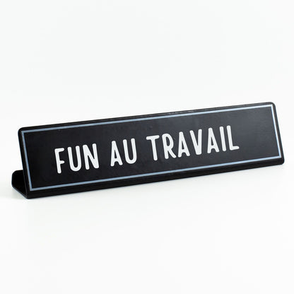 Plaque de bureau personnalisable