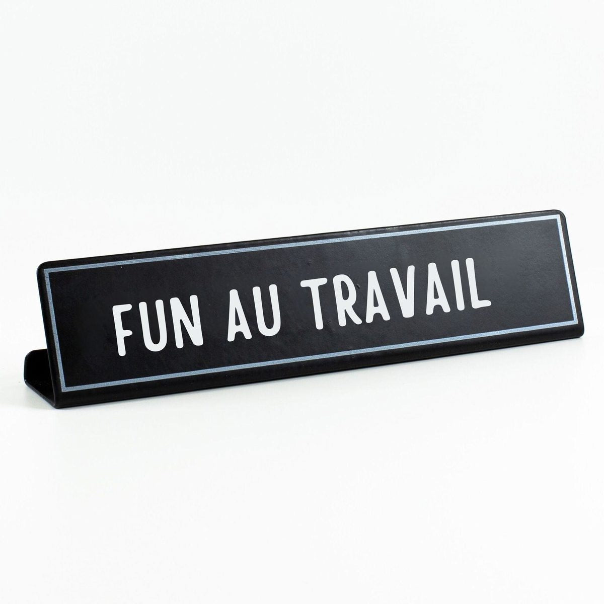 Plaque de bureau personnalisable - Organisatoo